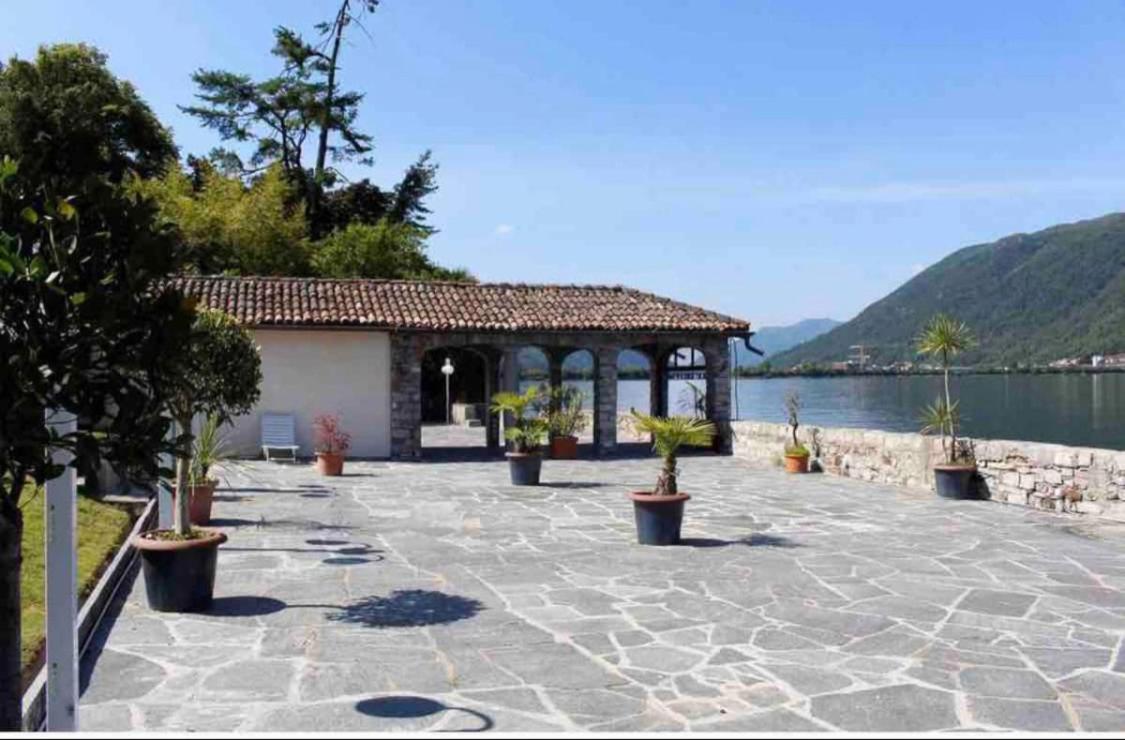 Апартаменты Holiday On The Lake Lugano 2 Биссоне Экстерьер фото