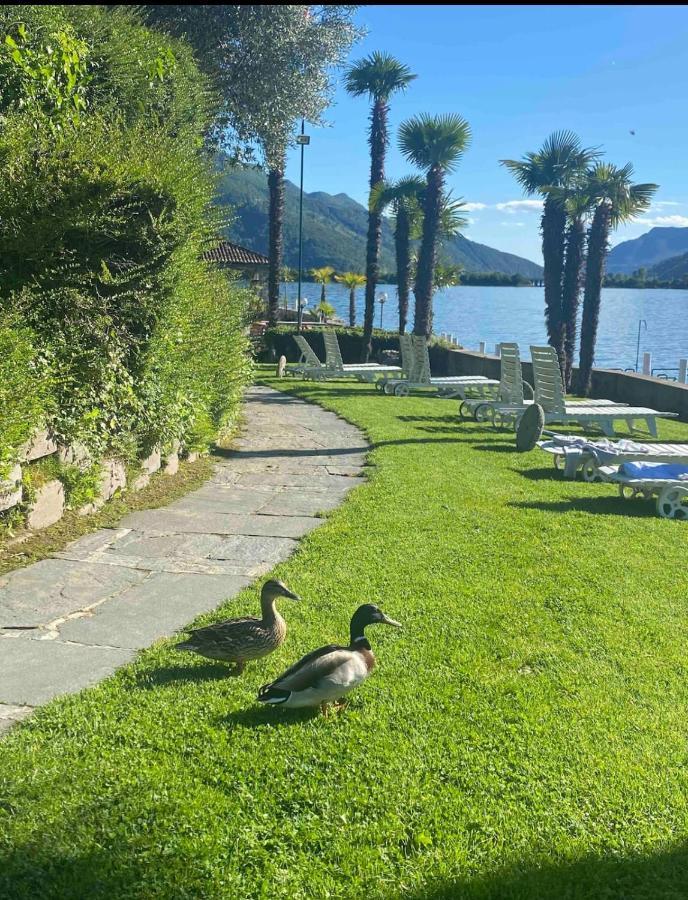 Апартаменты Holiday On The Lake Lugano 2 Биссоне Экстерьер фото