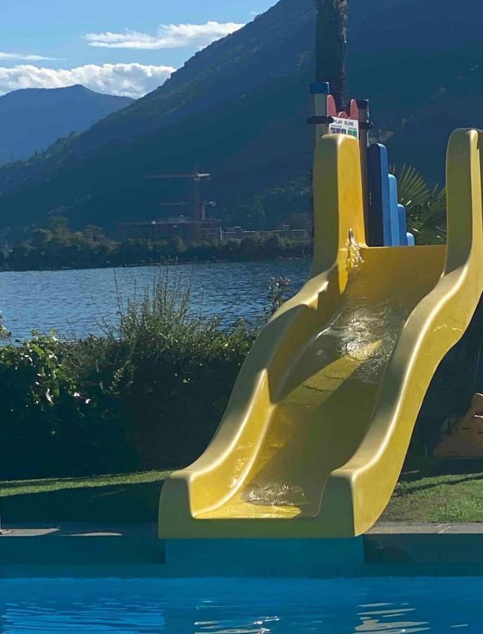 Апартаменты Holiday On The Lake Lugano 2 Биссоне Экстерьер фото