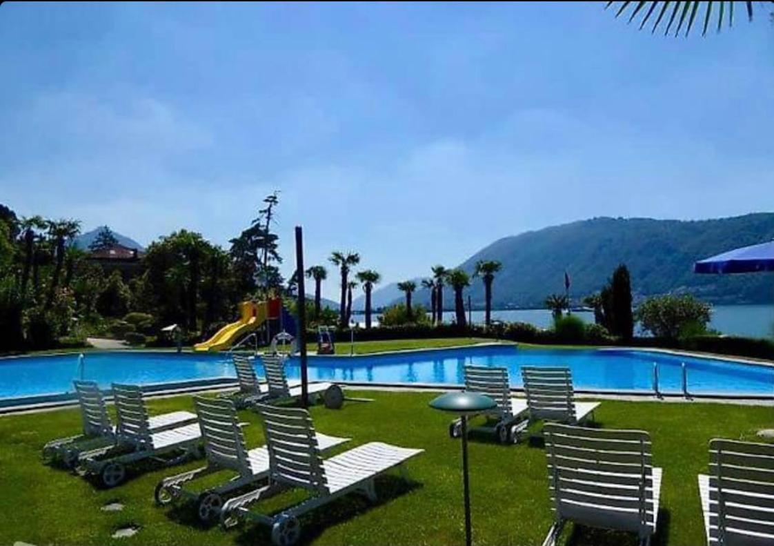 Апартаменты Holiday On The Lake Lugano 2 Биссоне Экстерьер фото